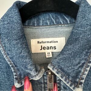 Reformation - Long sleeve denim jacket